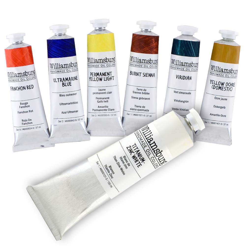 Williamsburg Oil Basic Painting Set 2 Set/7