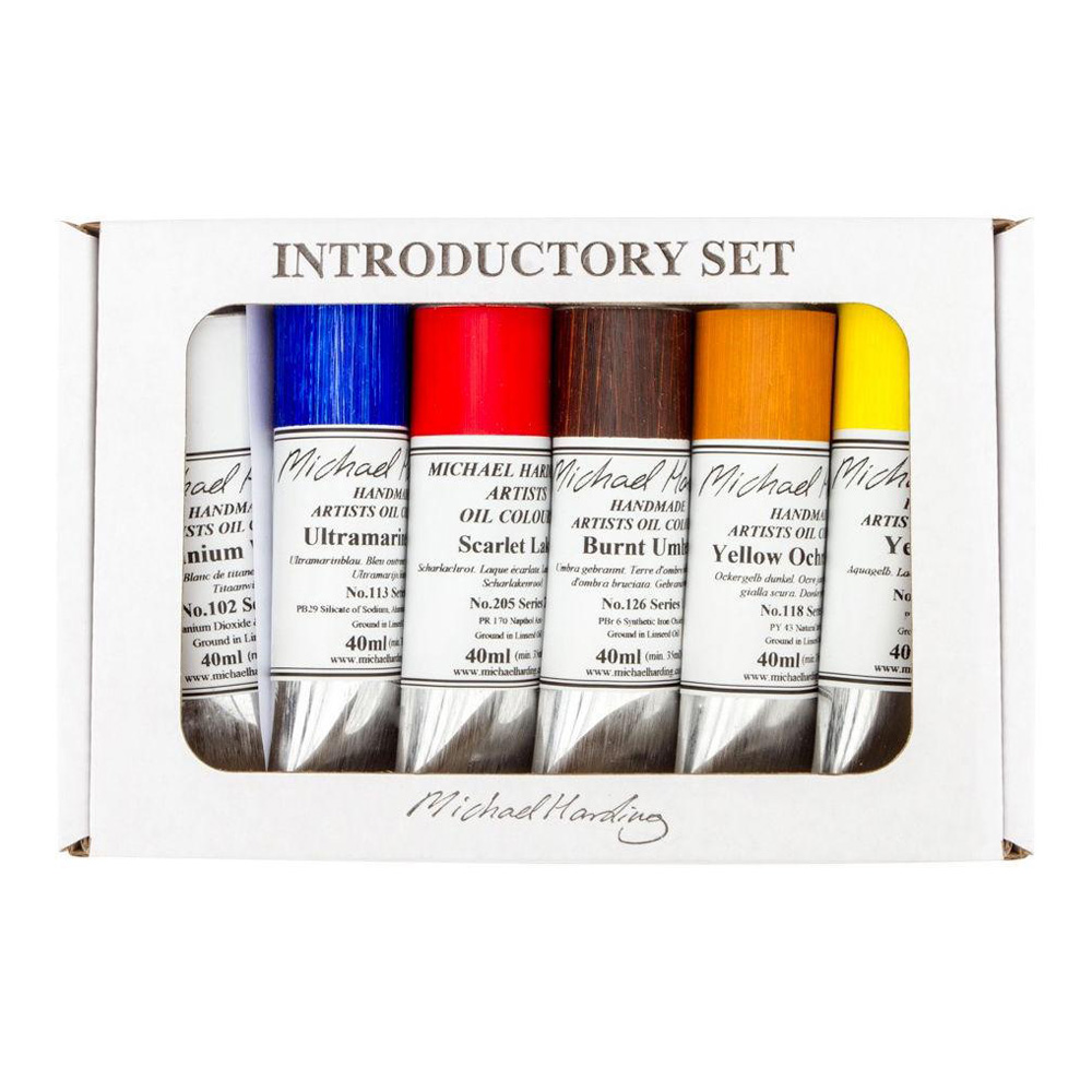 M Harding Introductory Oil Paint Set 6 Colors