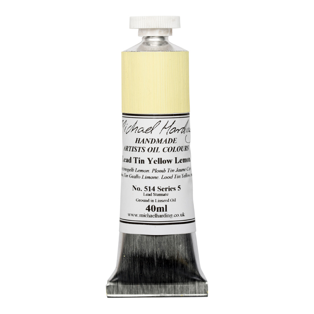 M Harding Oil 40 ml Lead Tin Yellow Lemon