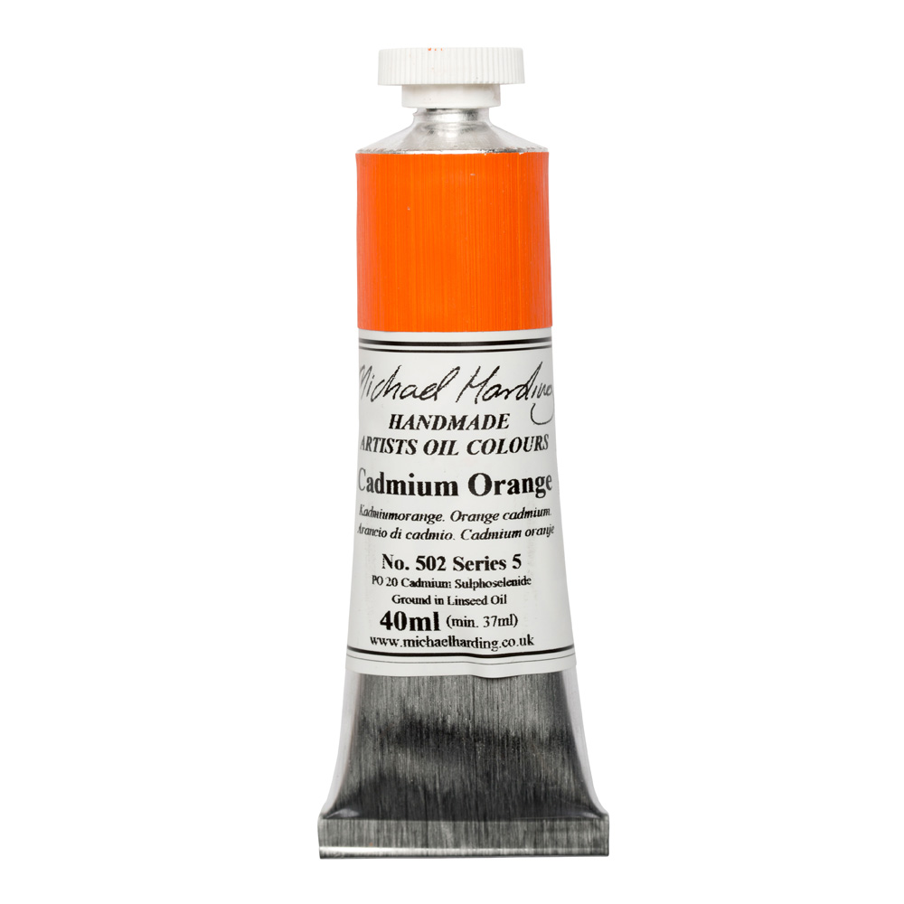 M Harding Oil 40 ml Cadmium Orange