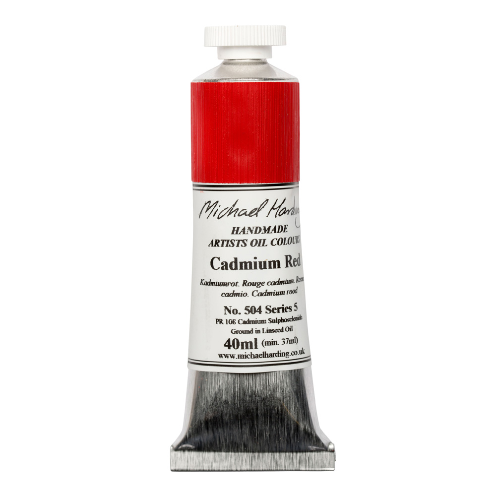 M Harding Oil 40 ml Cadmium Red