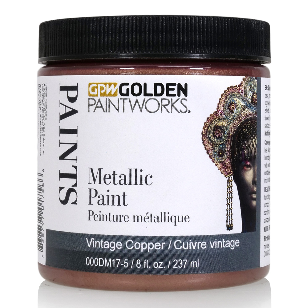 Golden Paintworks Met Paint 8 oz Vintg Copper