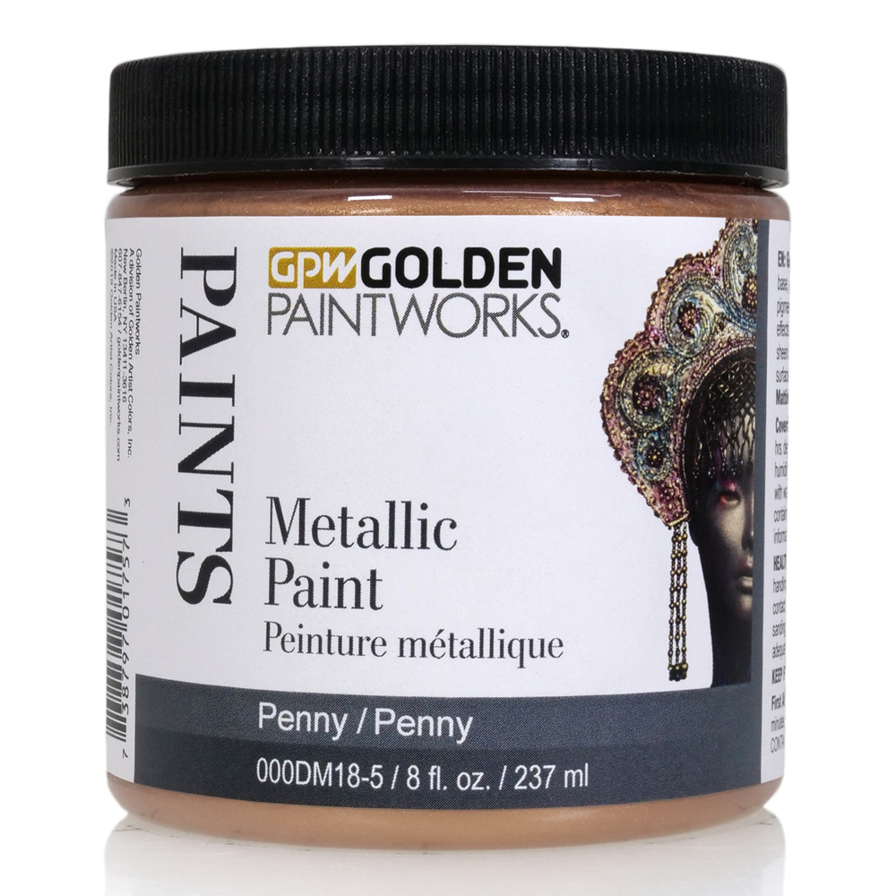 Golden Paintworks Metallic Paint 8 oz Penny
