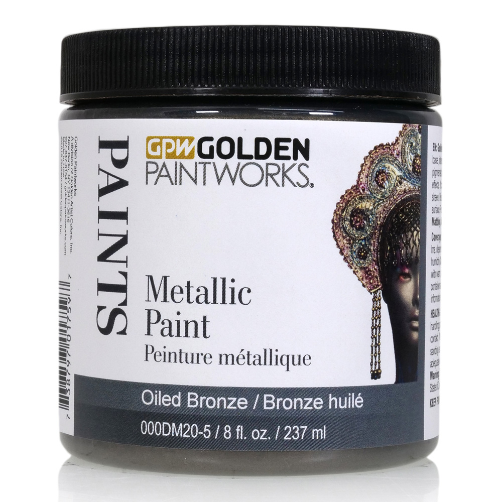 Golden Paintworks Met Paint 8 oz Oiled Bronze