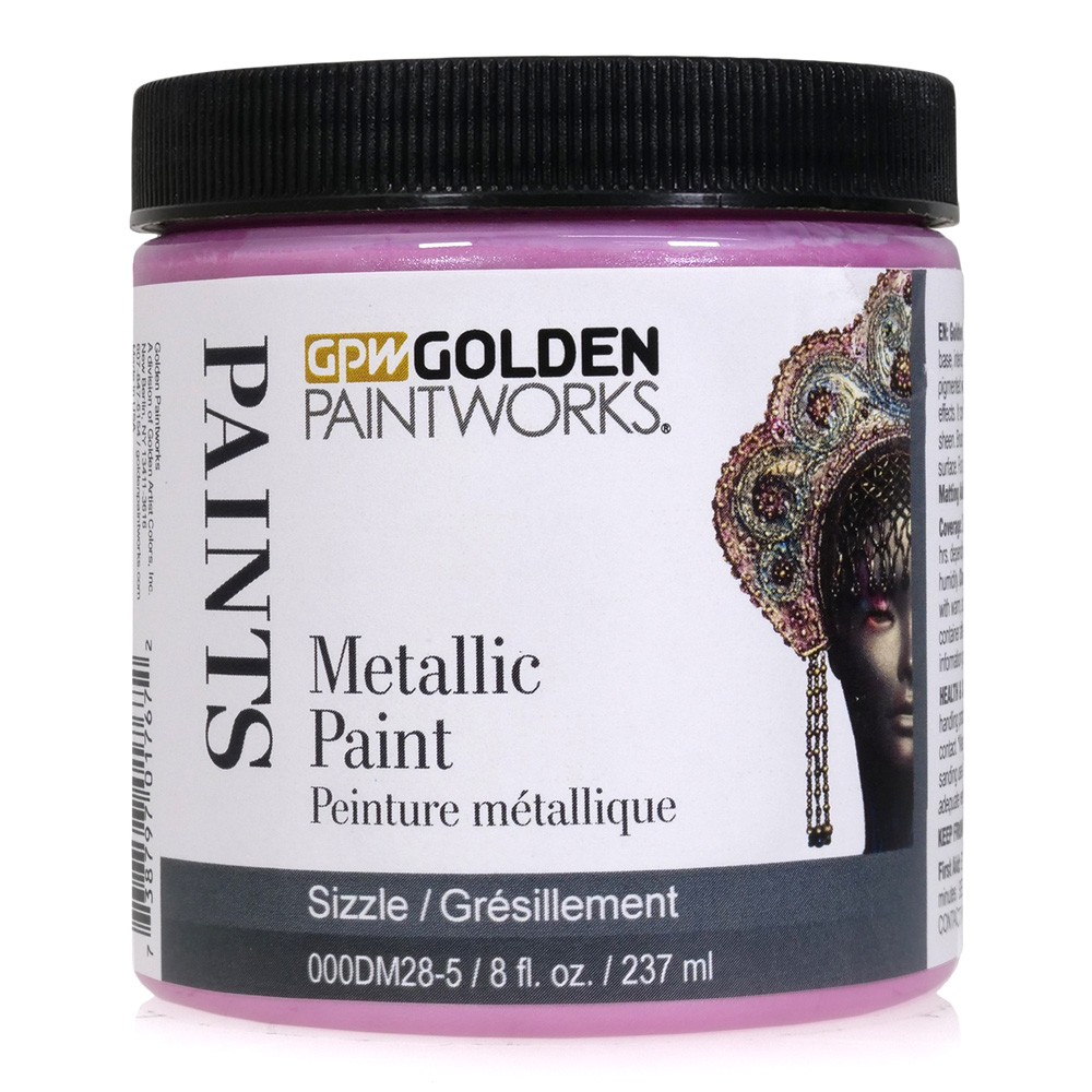 Golden Paintworks Metallic Paint 8 oz Sizzle