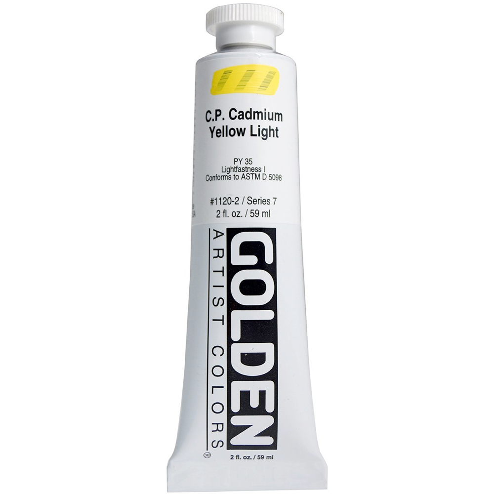 Golden Acrylic 2 oz Cadmium Yellow Light