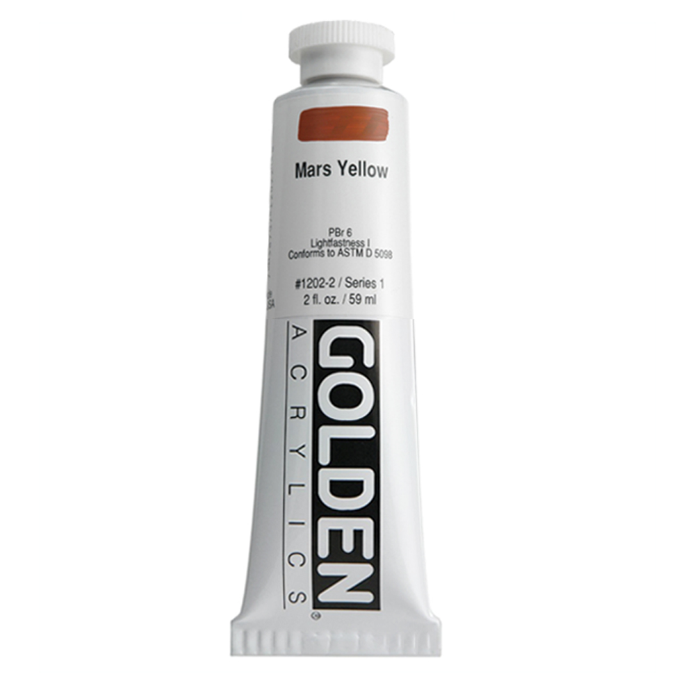 Golden Acrylic 2 oz Mars Yellow