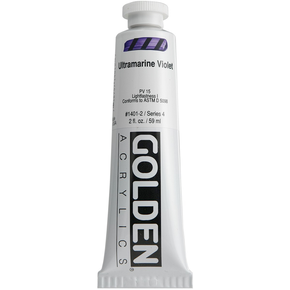 Golden Acrylic 2 oz Ultramarine Violet