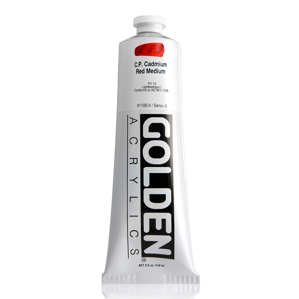 Golden Acrylic 5 oz Cadmium Red Medium