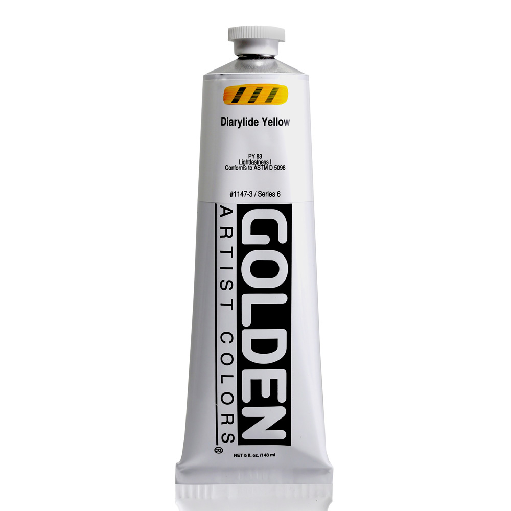 Golden Acrylic 5 oz Diarylide Yellow