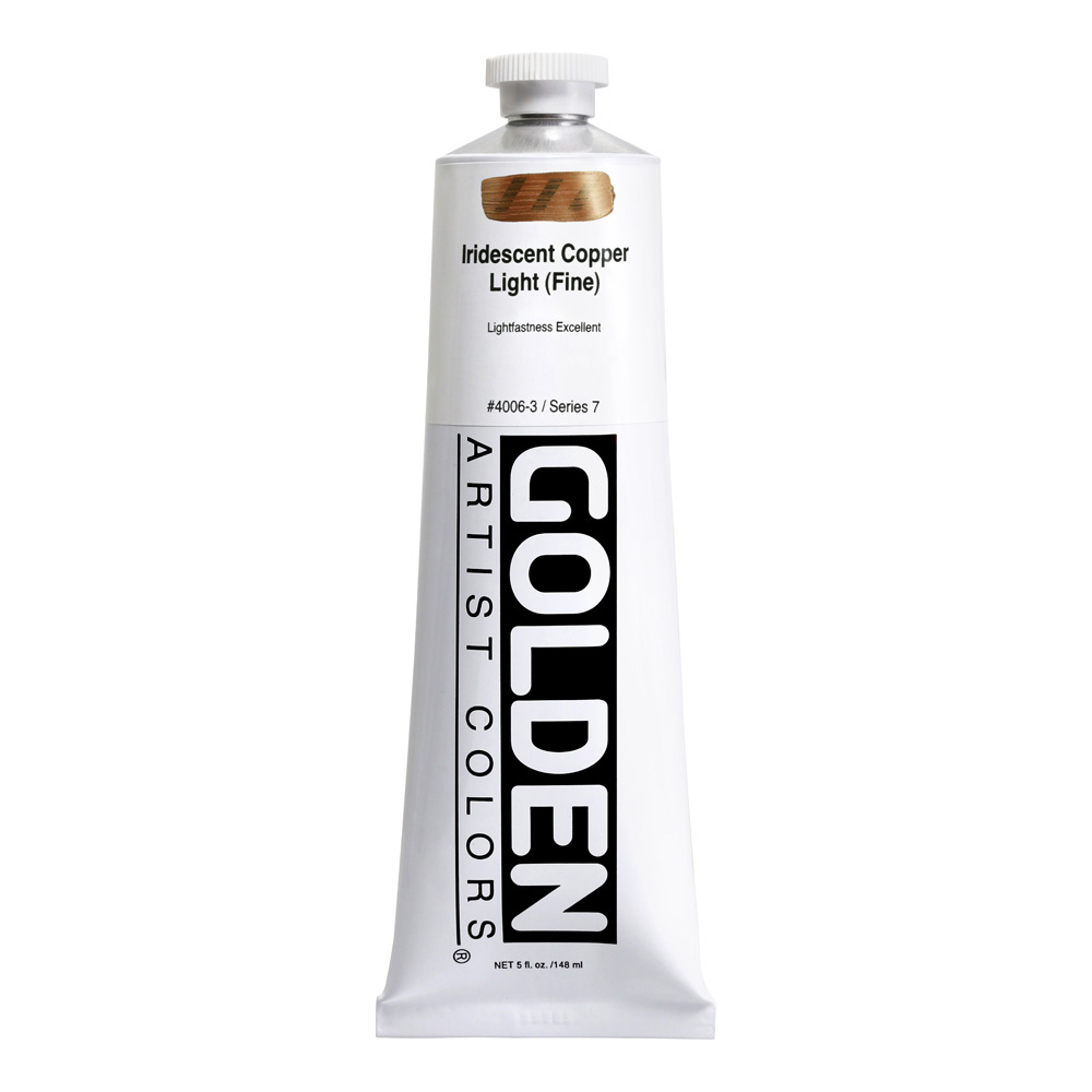 Golden Acrylic 5 oz Irid Copper Light Fine