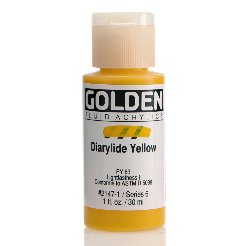 Golden Fluid Acrylic 1 oz Diarylide Yellow