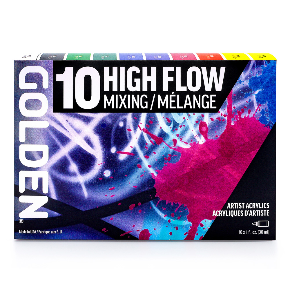 Golden High Flow Mixing Set of 10
