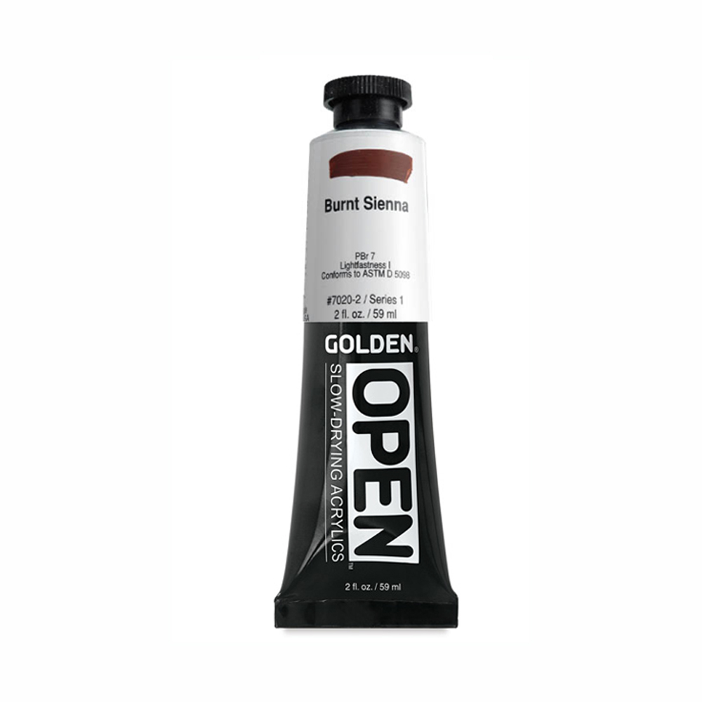 Golden Open Acryl 2 oz Burnt Sienna