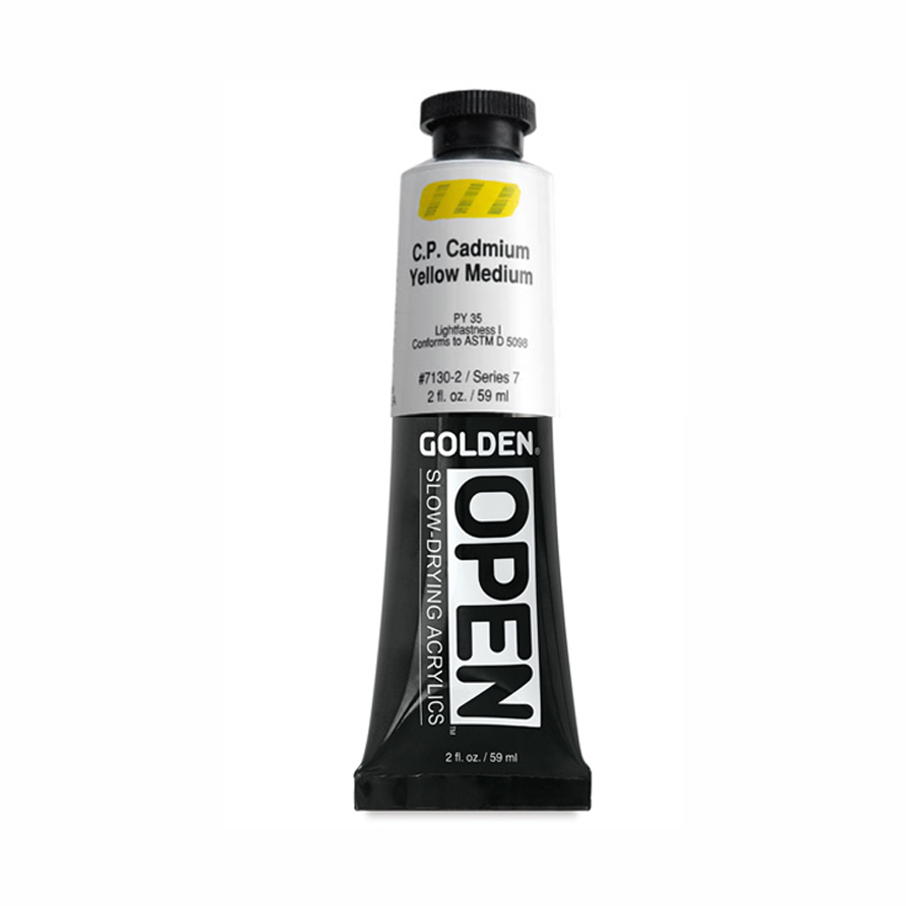 Golden Open Acryl 2 oz C.P. Cad Yellow Medium