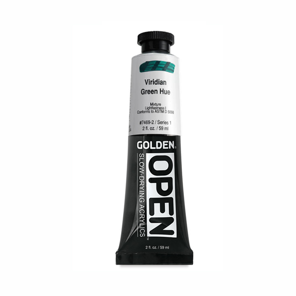 Golden Open Acryl 2 oz Viridian Green Hue