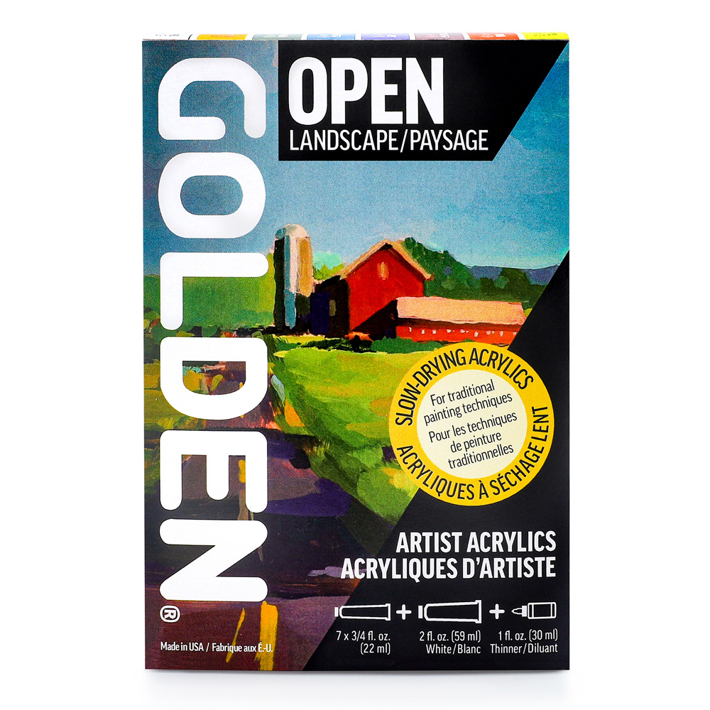 Golden OPEN Landscape Set of 8