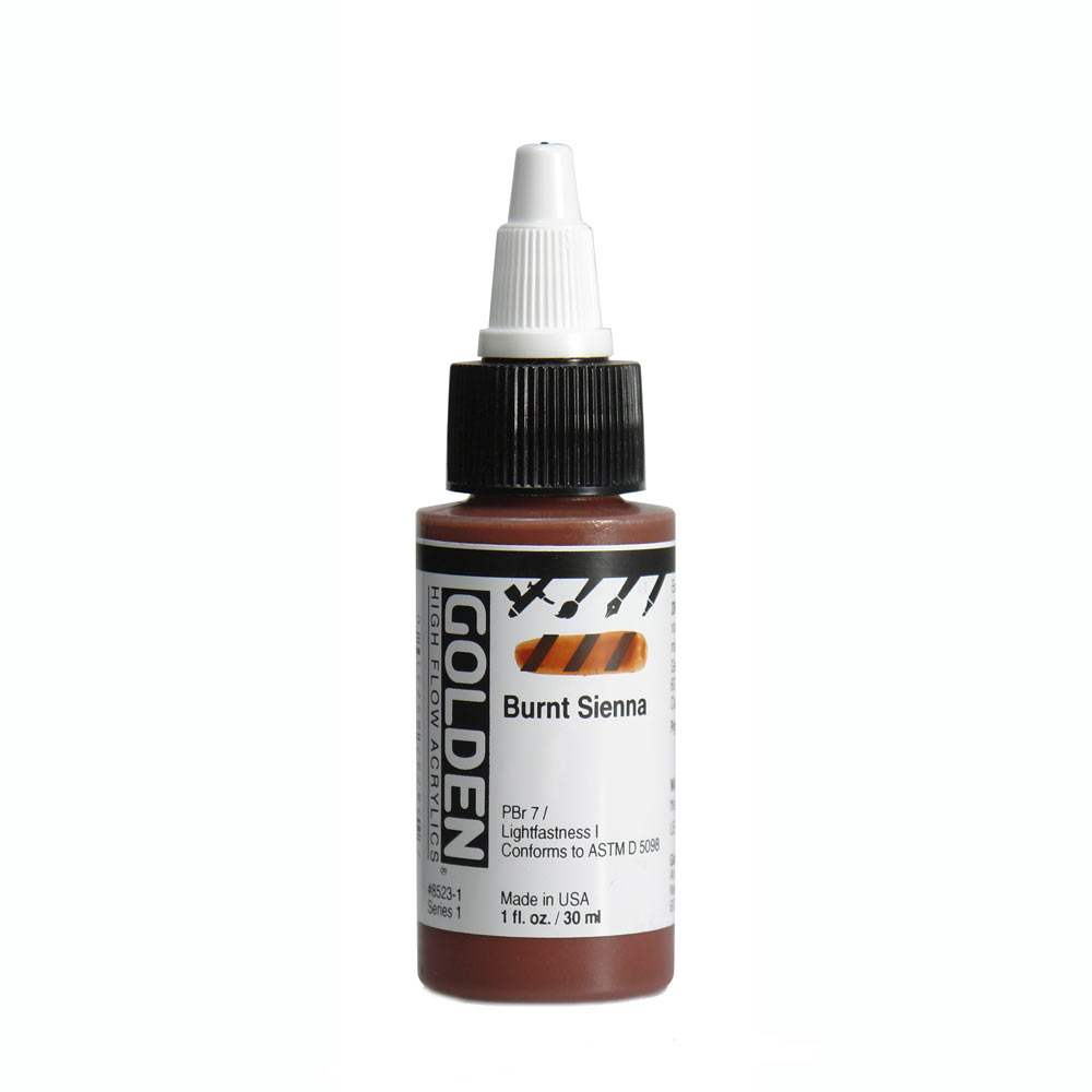 Golden High Flow 1 oz Burnt Sienna