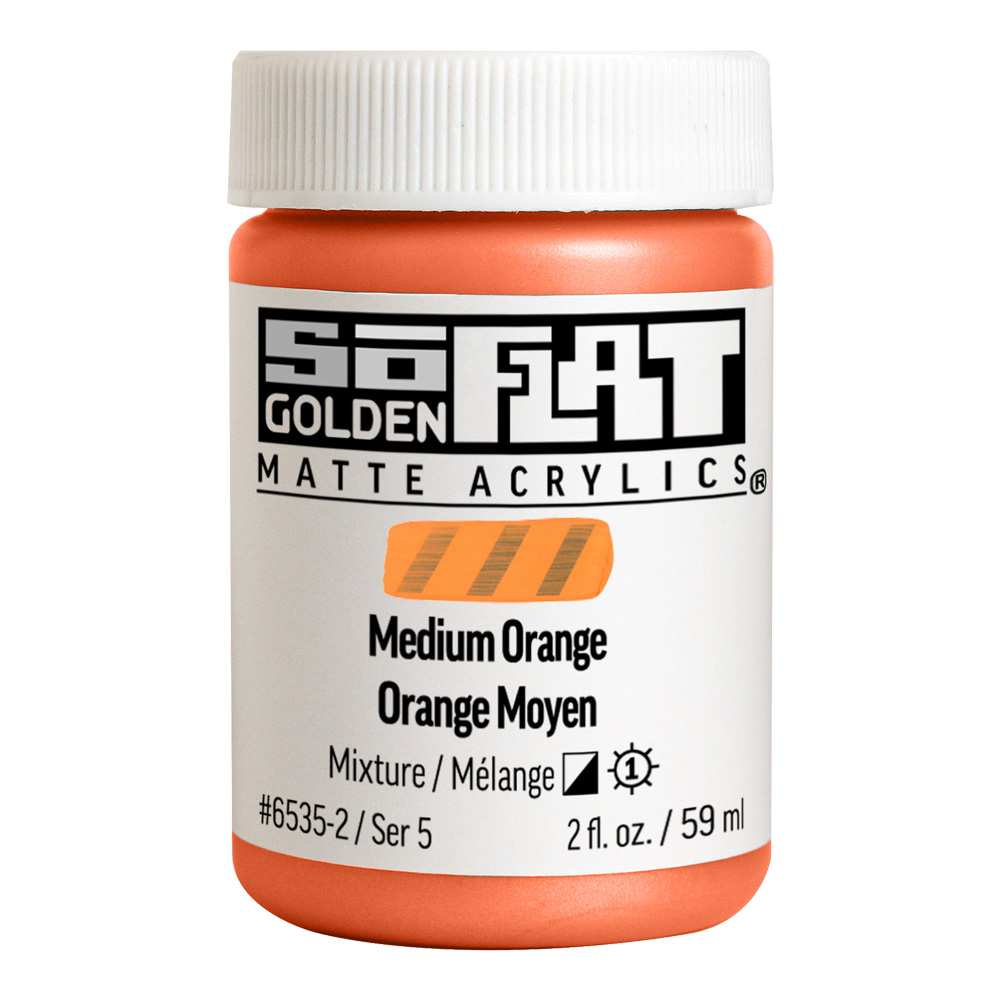 Golden SoFlat Matte 2 oz Medium Orange