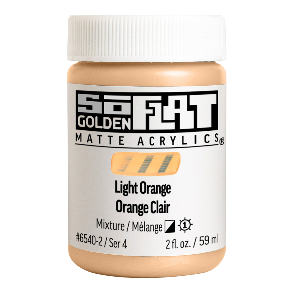 Golden SoFlat Matte 2 oz Light Orange