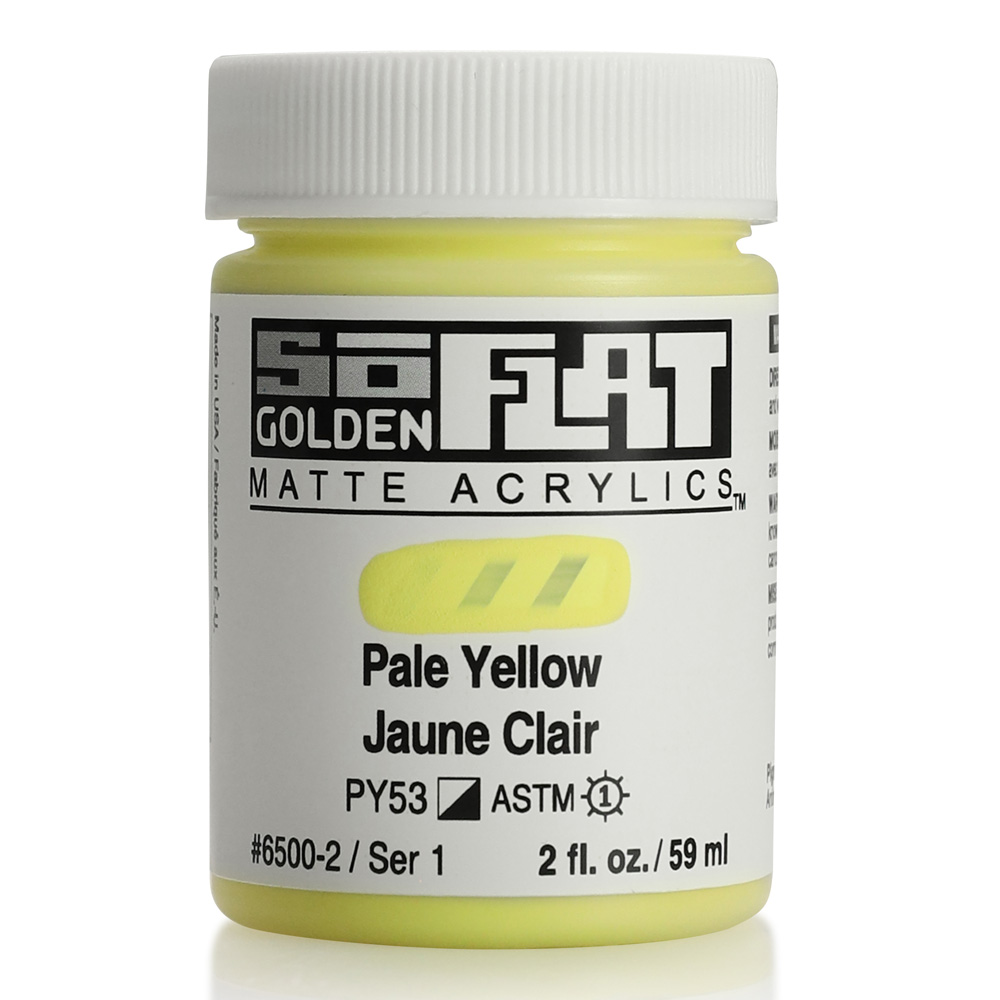 Golden SoFlat Matte 2 oz Pale Yellow