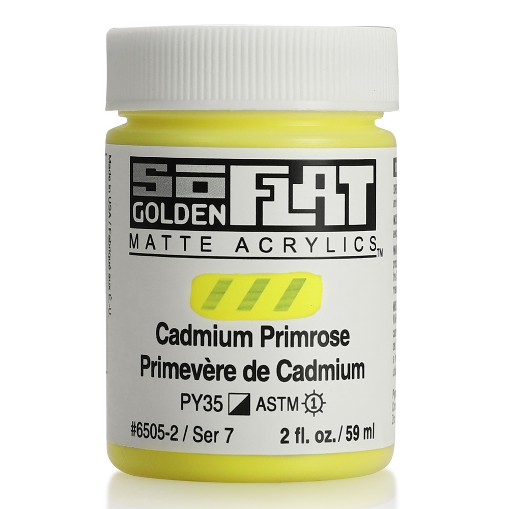 Golden SoFlat Matte 2 oz Cadmium Primrose