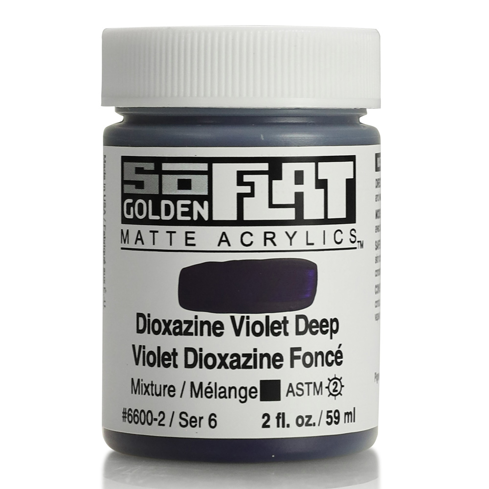 Golden SoFlat Matte 2 oz Dioxazine Violet Dp