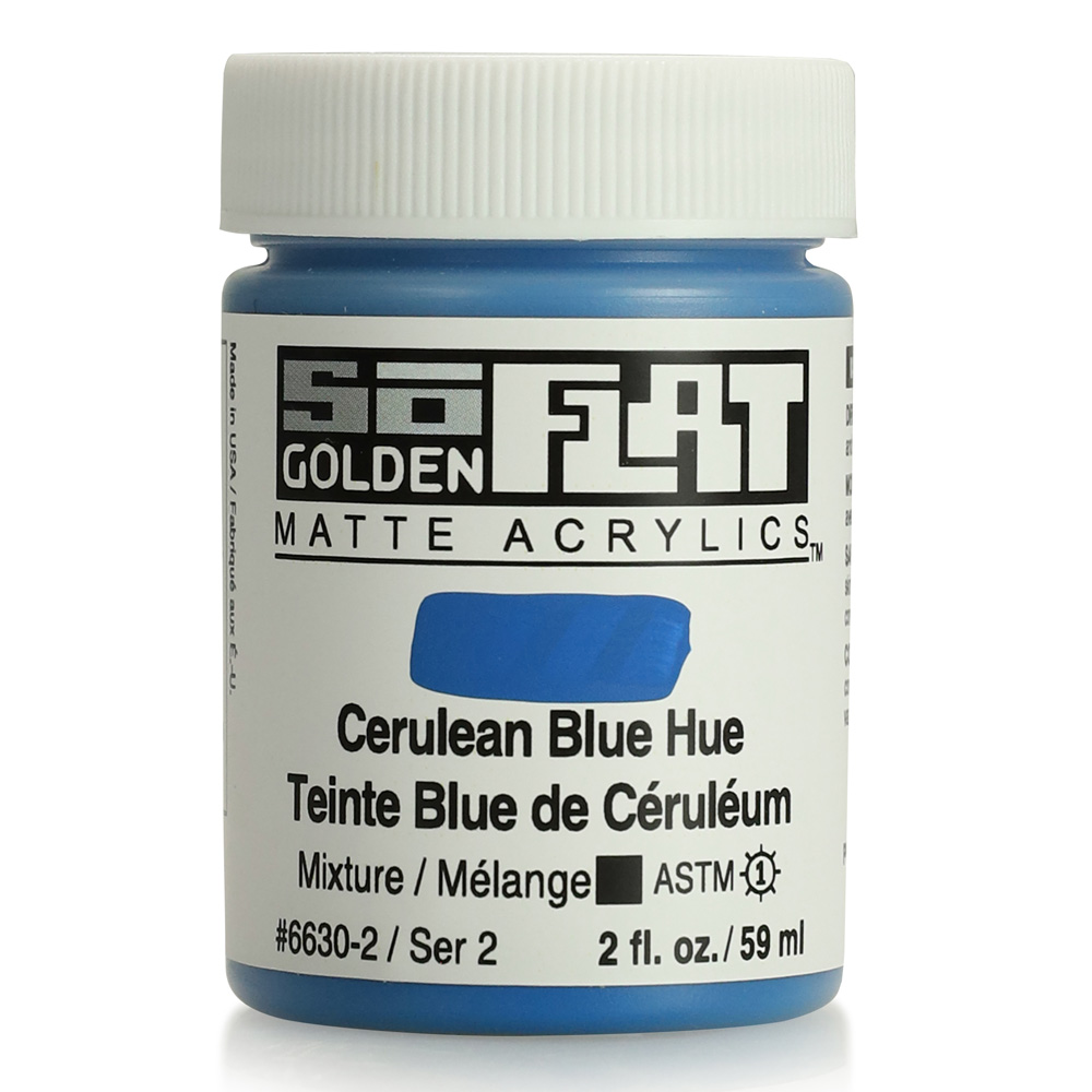 Golden SoFlat Matte 2 oz Cerulean Blue Hue