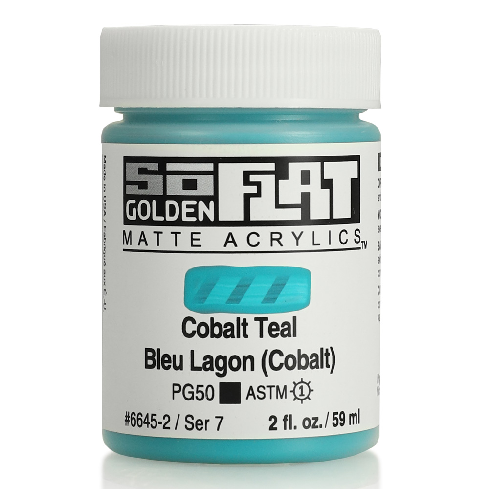 Golden SoFlat Matte 2 oz Cobalt Teal