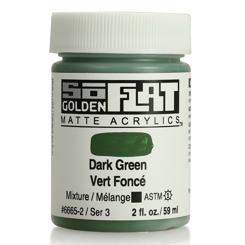 Golden SoFlat Matte 2 oz Dark Green