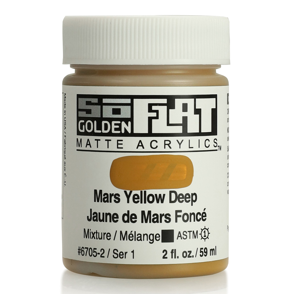 Golden SoFlat Matte 2 oz Mars Yellow Dp