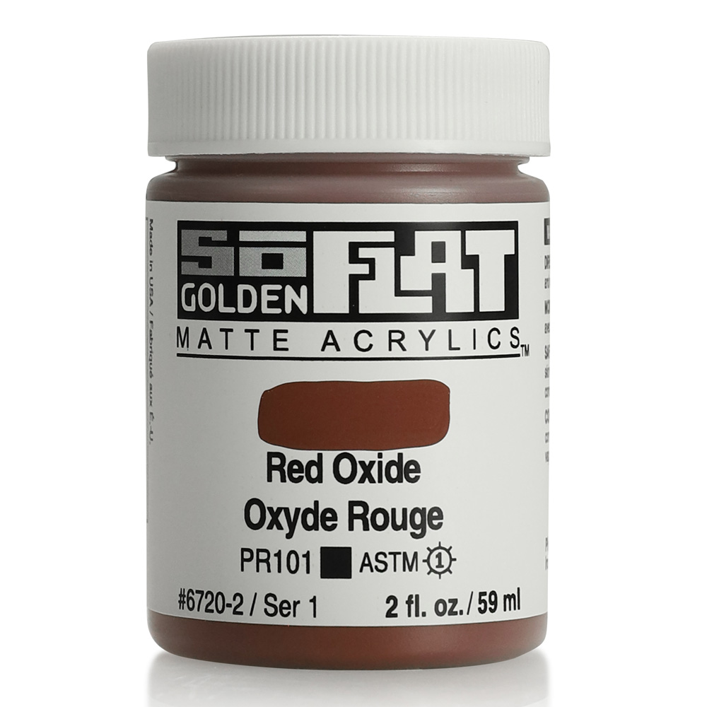 Golden SoFlat Matte 2 oz Red Oxide