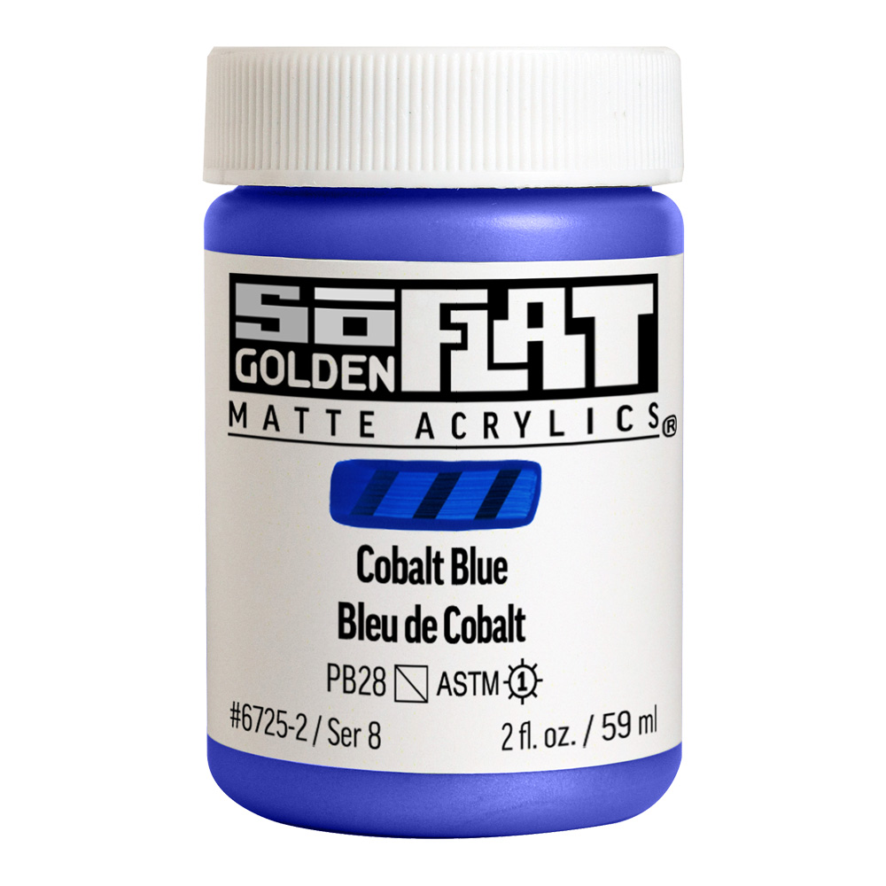 Golden SoFlat Matte 2 oz Cobalt Blue