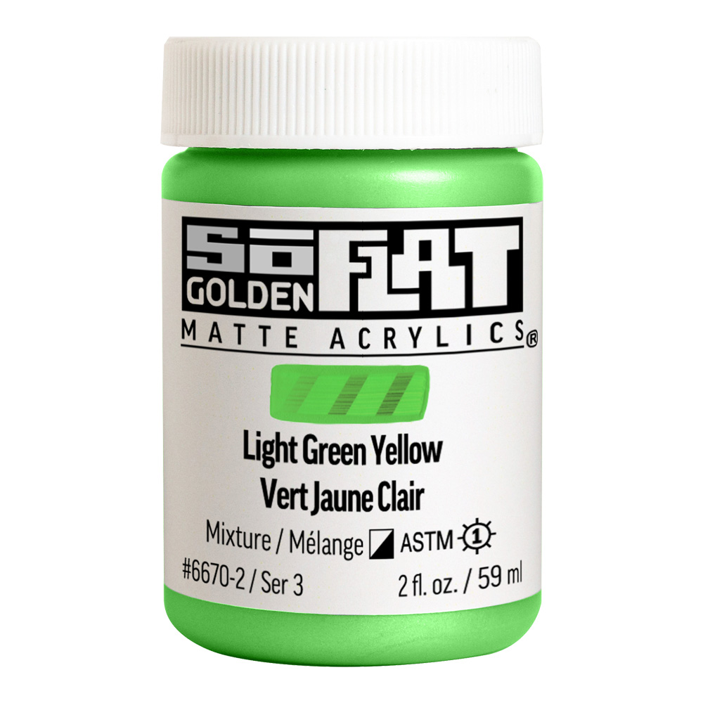 Golden SoFlat Matte 2 oz Lt Green Yellow