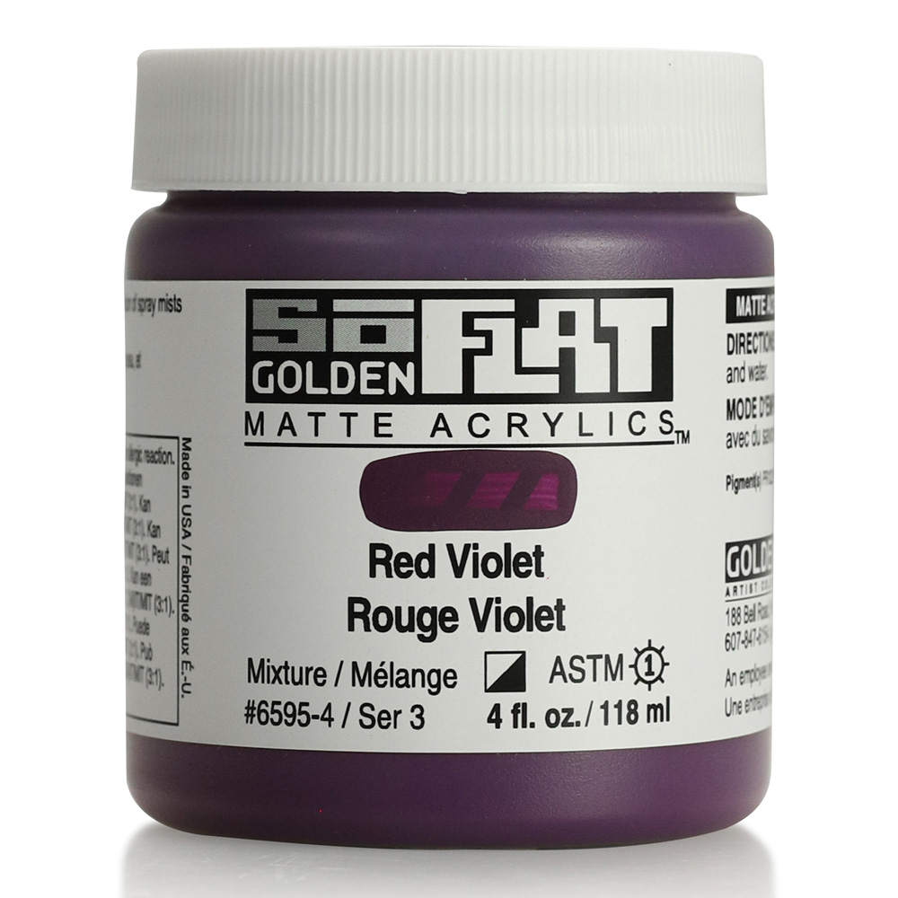 Golden SoFlat Matte 4 oz Red Violet