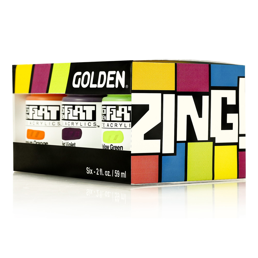 Golden SoFlat Matte Acrylic Zing Set