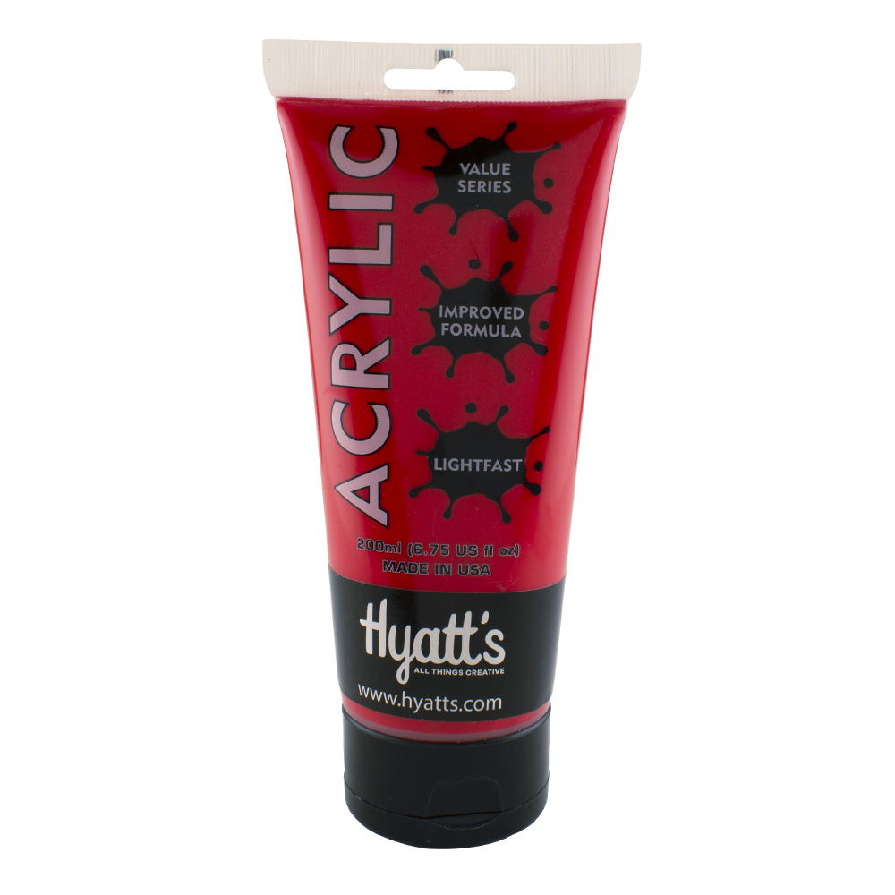 Hyatt's Acrylic 200 ml Cad Red Medium