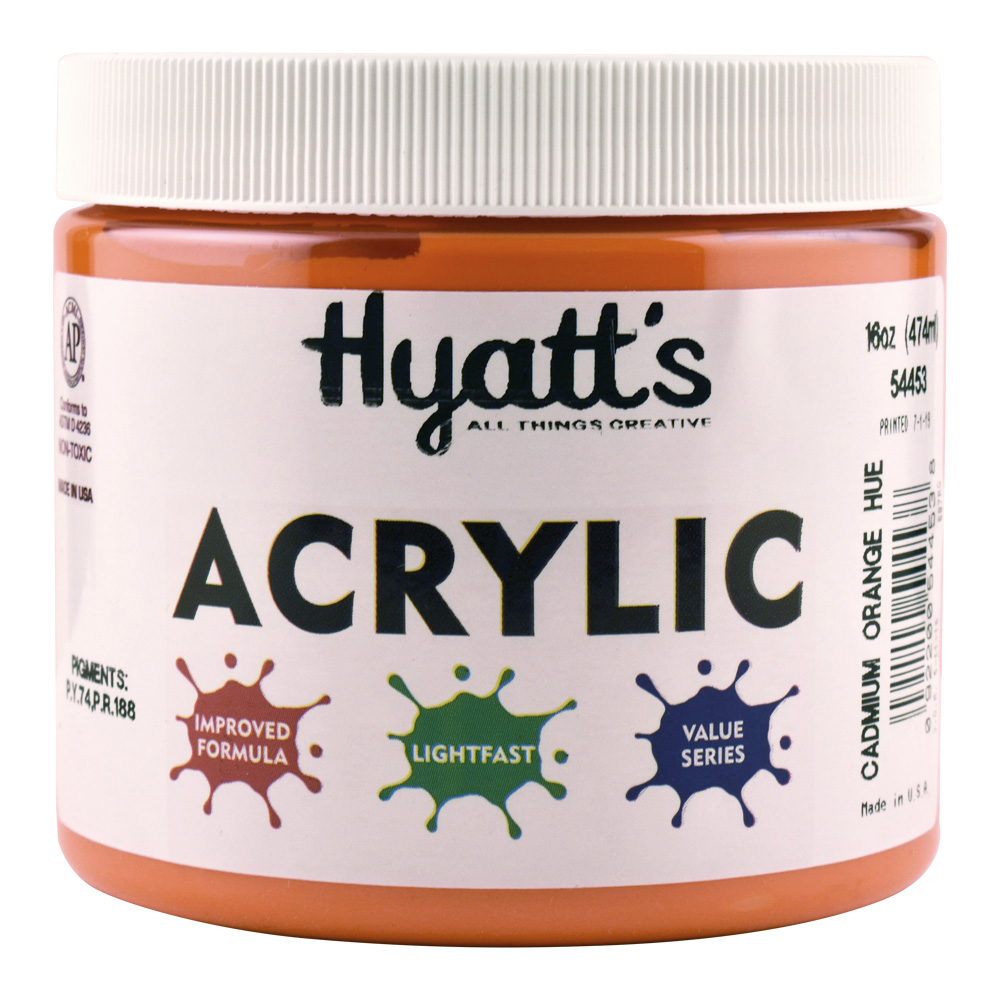 Hyatts Acrylic 16oz Jars