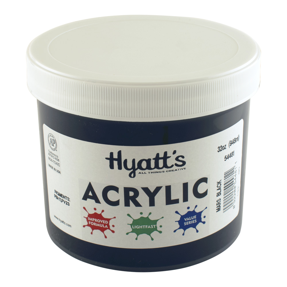 Hyatt's Acrylic 32 oz Mars Black