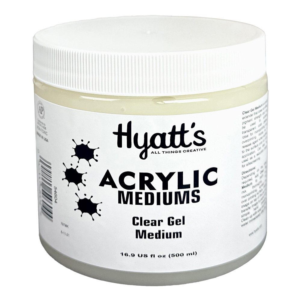 Hyatt's Acrylic 16 oz Clear Gel Medium