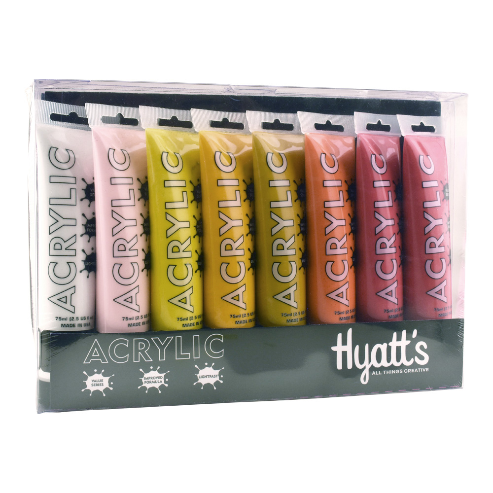 Hyatt's Acrylic 16 Tube 75 ml Set