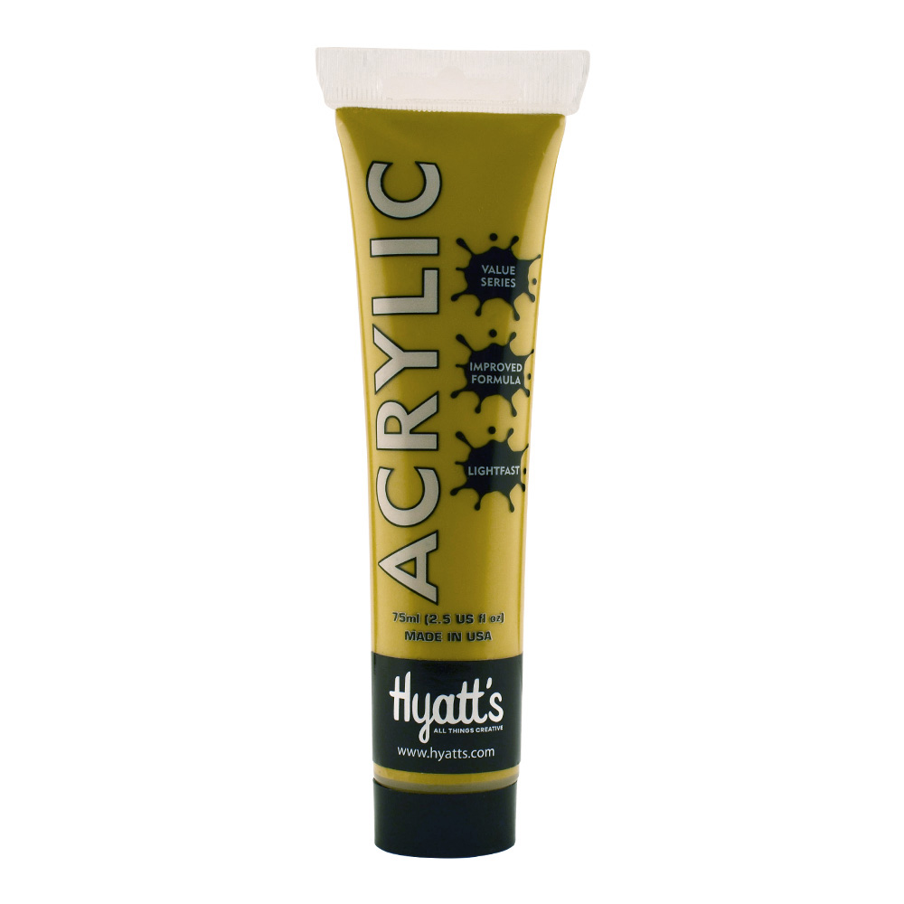 Hyatt's Acrylic 75 ml Yellow Oxide