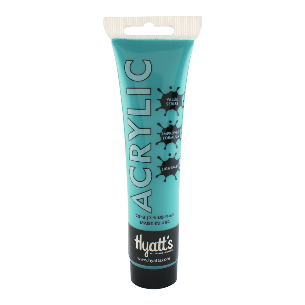 Hyatt's Acrylic 75 ml Bright Aqua Green