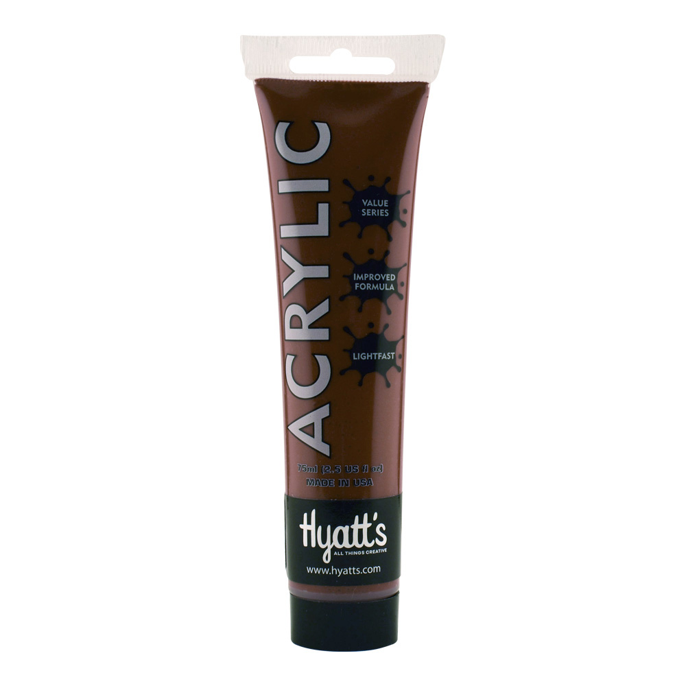 Hyatt's Acrylic 75 ml Burnt Sienna