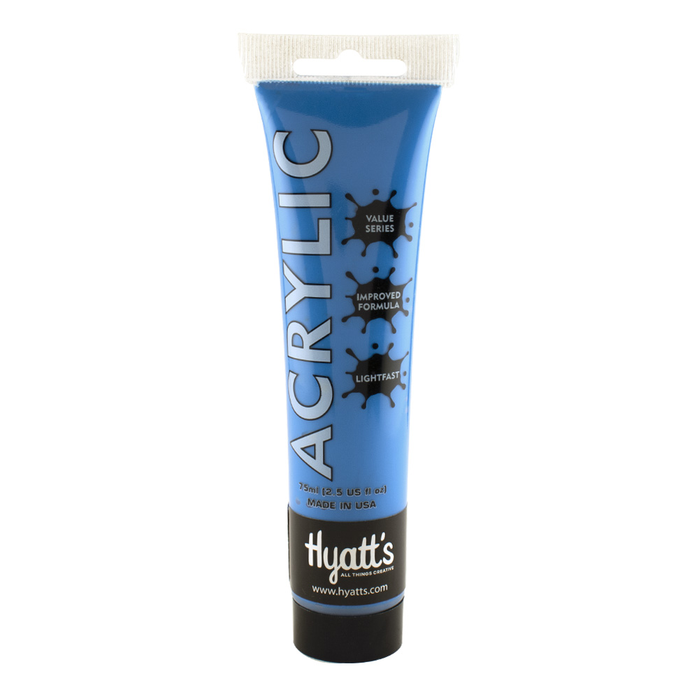 Hyatt's Acrylic 75 ml Neon Blue