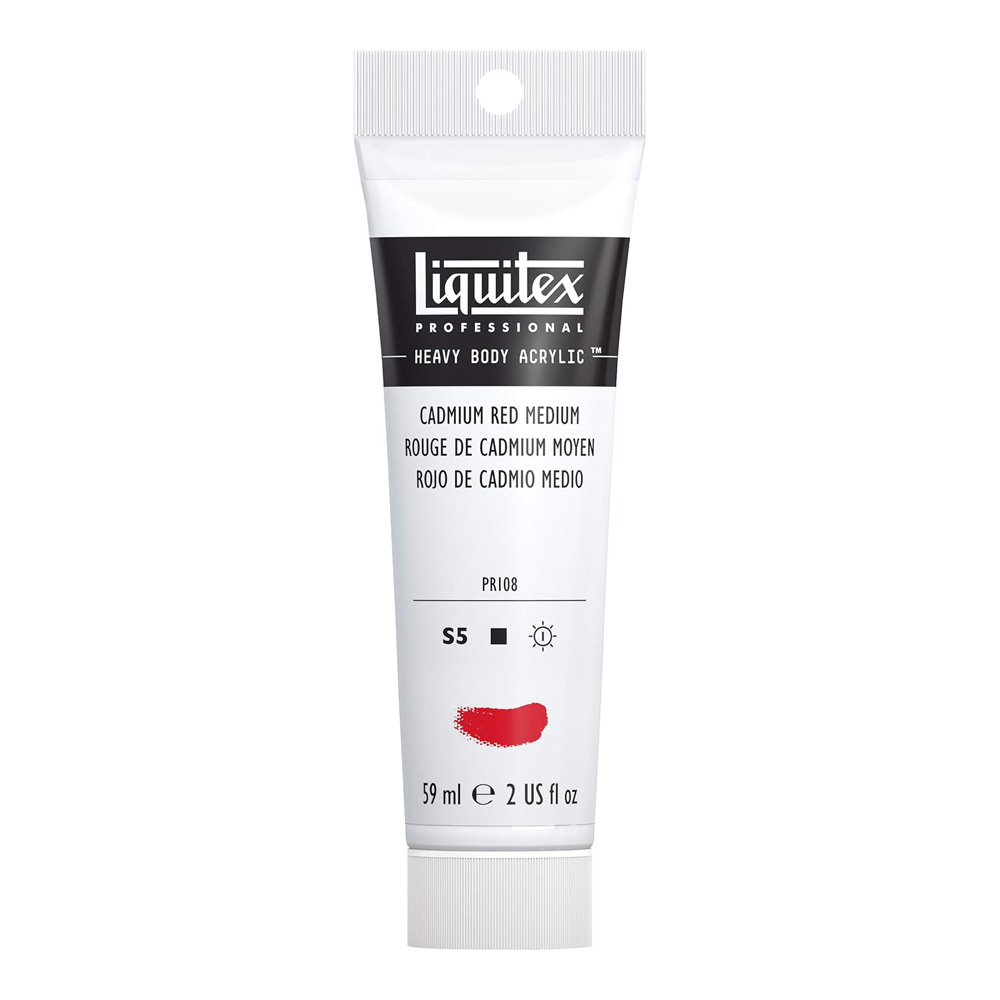 Liquitex Hvy Acrylic 2 oz Cadmium Red Medium