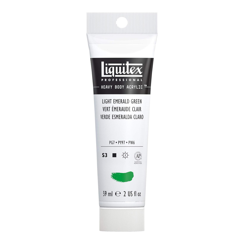 Liquitex Hvy Acrylic 2 oz Light Emerald Green