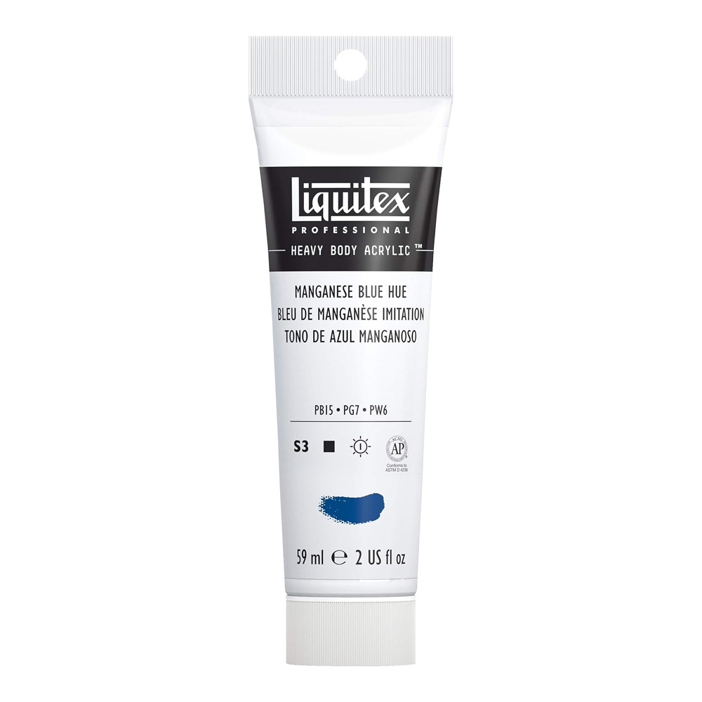 Liquitex Hvy Acrylic 2 oz Manganese Blue Hue