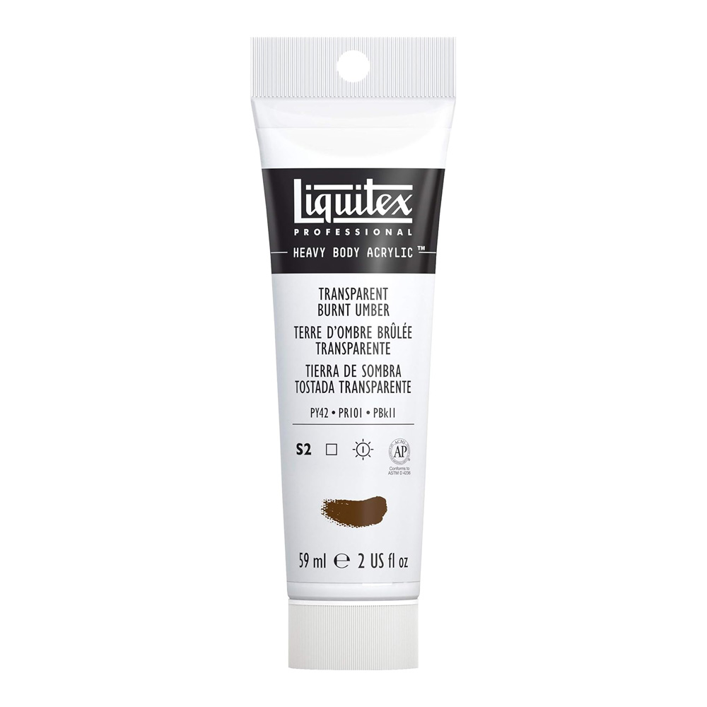 Liquitex Hvy Acrylic 2 oz Trans Burnt Umber