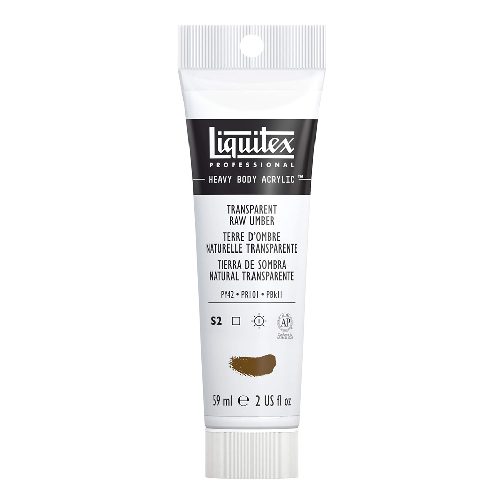 Liquitex Hvy Acrylic 2 oz Trans Raw Umber